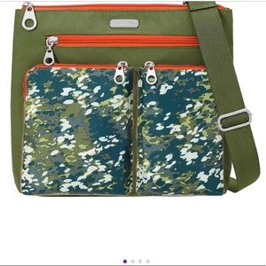 Green Scatter Cargo Crossbody Bag
